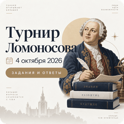 Турнир Ломоносова по химии 4 октября 2026 ответы и задания